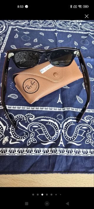 Ray-Ban rb2140 Gafas sol rojas-negras