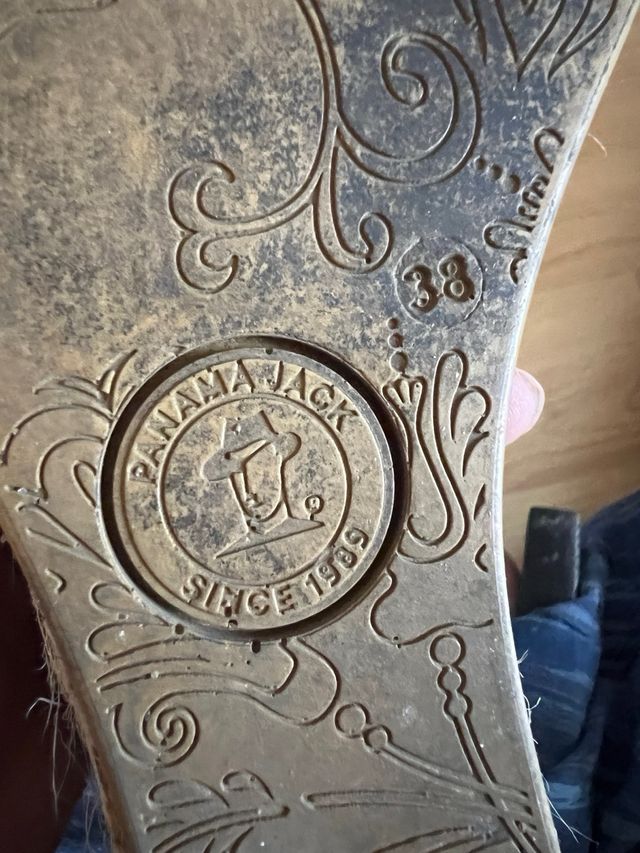 Sandalias cuña Panama Jack negras