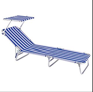 Tumbona Plegable con Parasol