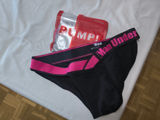 Slip pump! negro-fucsia