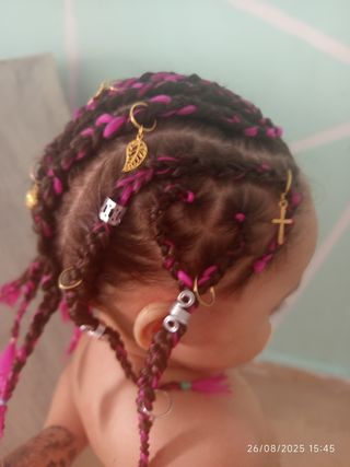 Trenzas africanas largas

