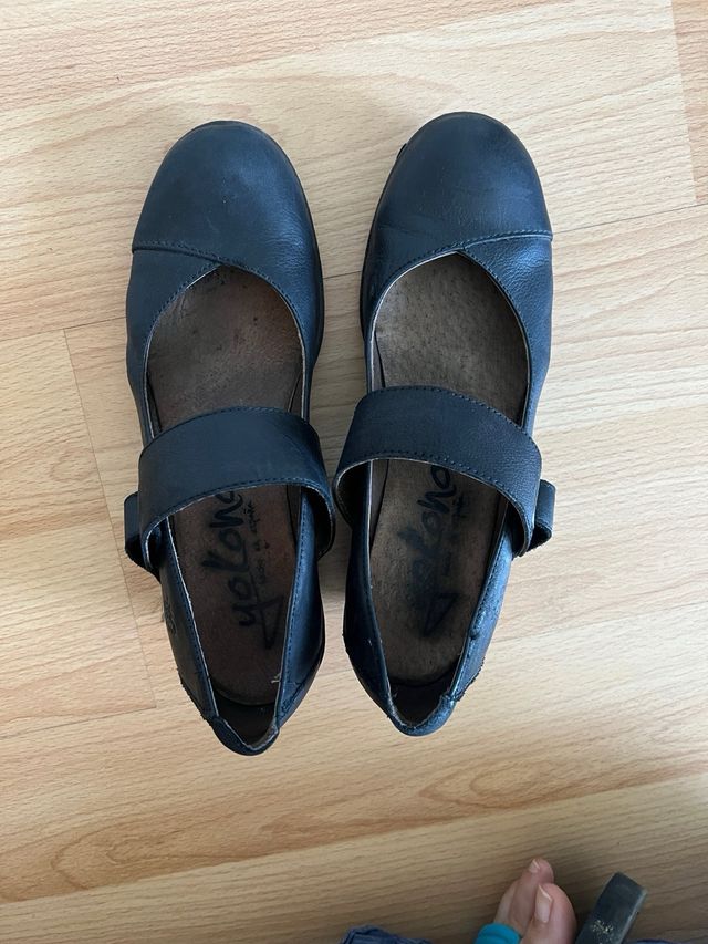 Yokono - Zapatos negros tacón bajo