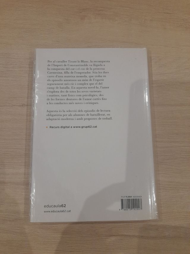 Tirant lo Blanc. Episodis amorosos. Text adapta...