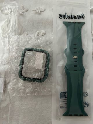 Correa y protector Apple Watch SE 44mm - Verde