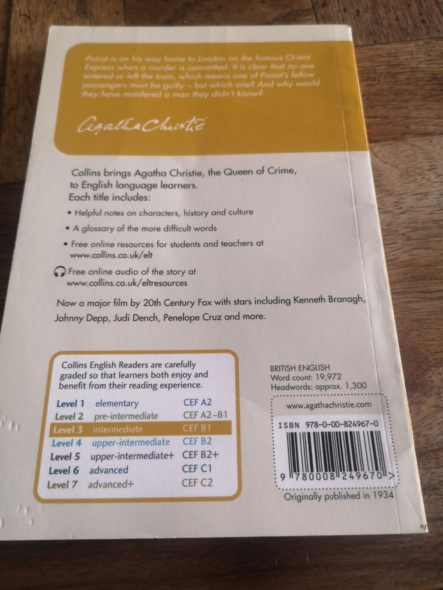 Murder on the Orient Express: B1 (Collins Agath...