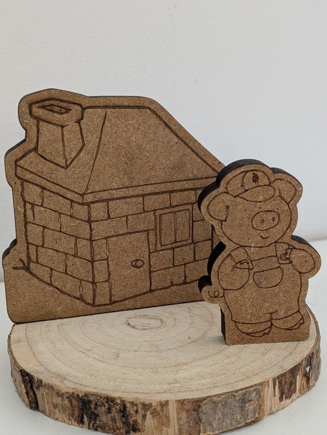 Material de cuento 3 cerditos