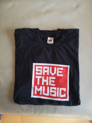 CAMISETA EUROPA FM SAVE THE MUSIC TALLA XL