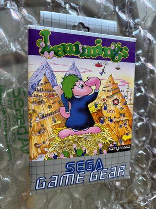 Lemmings Sega Game Gear PAL Completo en Caja 
