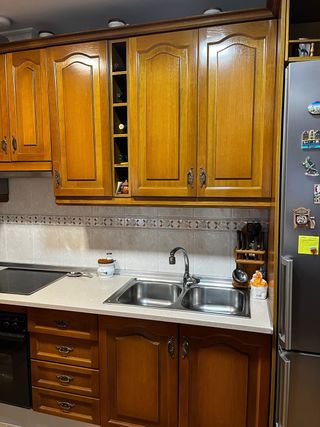 Cocina madera completa