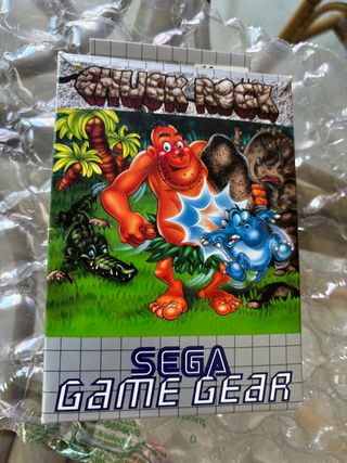 Chuck Rock Sega Game Gear PAL Completo en Caja