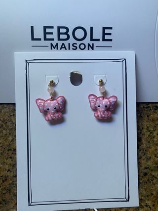 Orecchini Elefanti LEBOLE - Oro Rosa