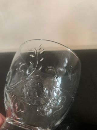 Copas y vasos cristal (18 piezas)