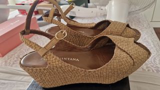 Sandalias Pons Quintana 39 beige
