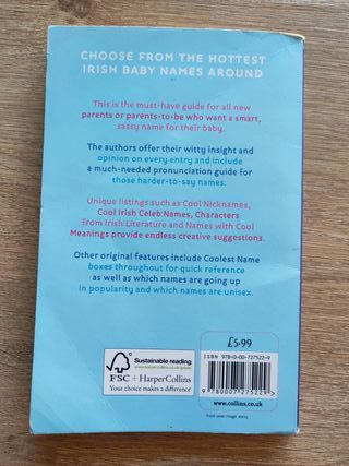 Libro - Cool irish names for babies