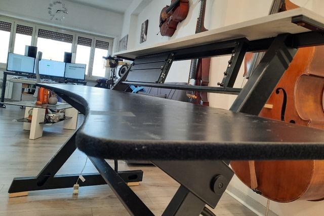 Scrivania da PC e Studio Quik Lok a 2 piani