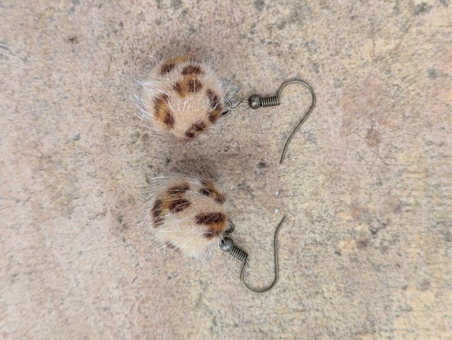 Pendientes leopardo - Sin usar