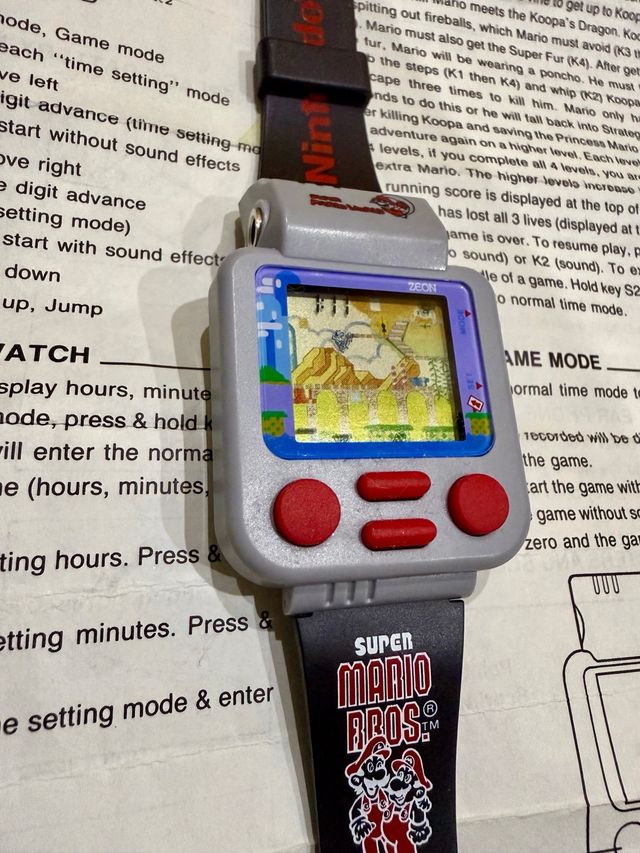 Reloj ZEON Nintendo Super Mario Bros. NOS