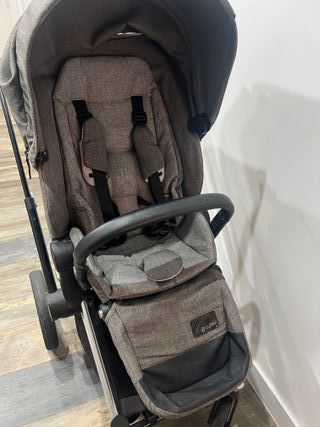 Cybex Priam: Carro bebé gris + accesorios