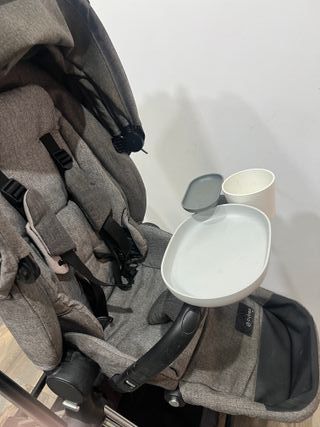 Cybex Priam: Carro bebé gris + accesorios