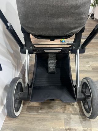 Cybex Priam: Carro bebé gris + accesorios