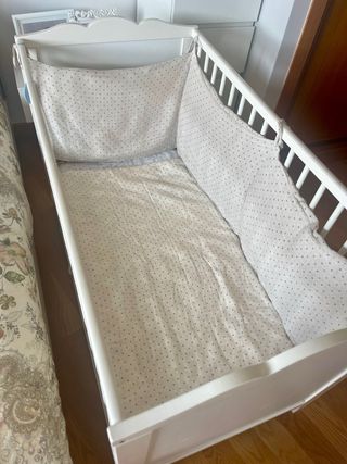 Cuna bebé blanca - impecable