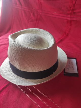 Sombrero Panamá W.Beagle Blanco . Beige