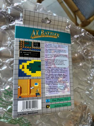Ax Battler Sega Game Gear PAL Completo en Caja