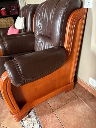 Sillón de piel
