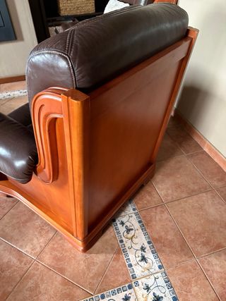 Sillón de piel
