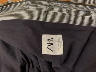 Chaqueta Zara rayas azul-blanco