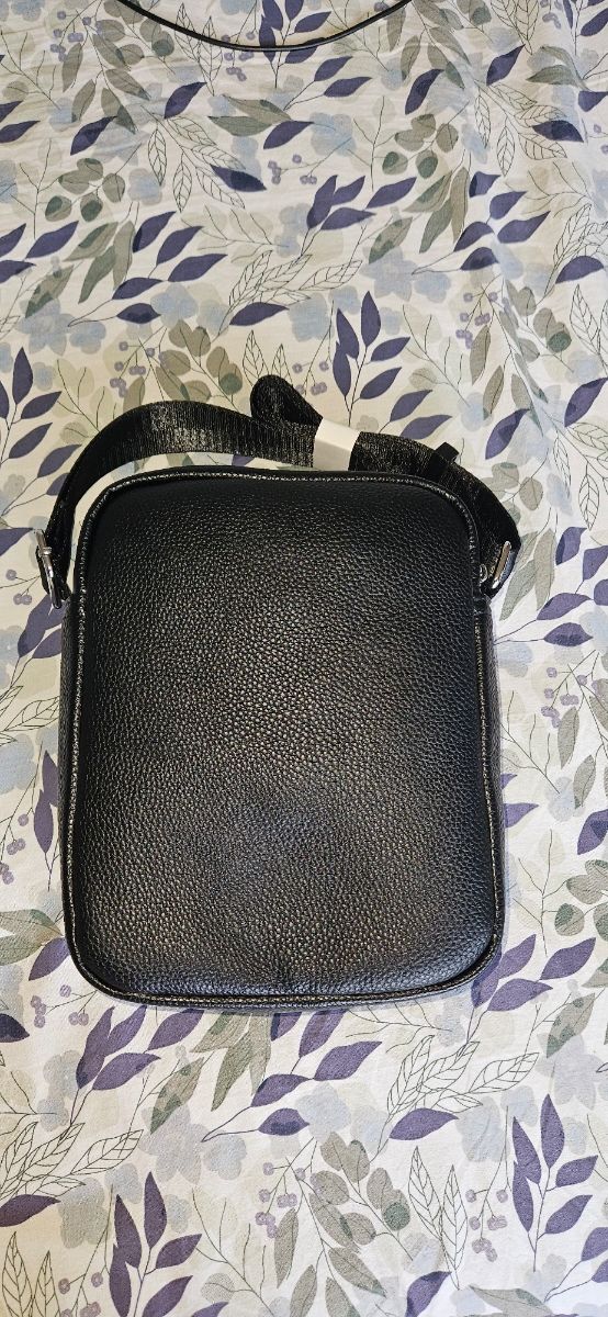Bolso bandolera hombre negro