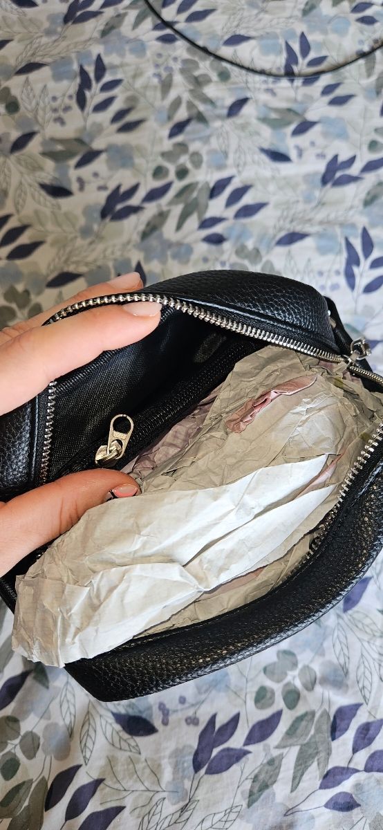 Bolso bandolera hombre negro