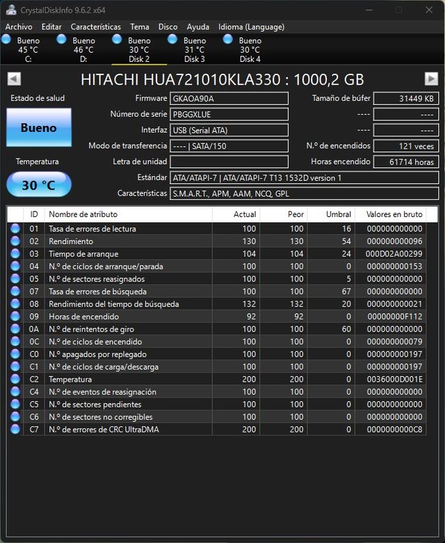 Hitachi Ultrastar HDD 1TB SATA