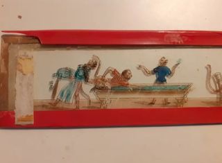 Placas linterna mágica antigua