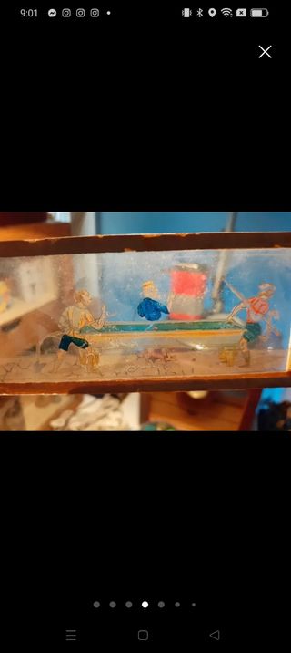 Placas linterna mágica antigua