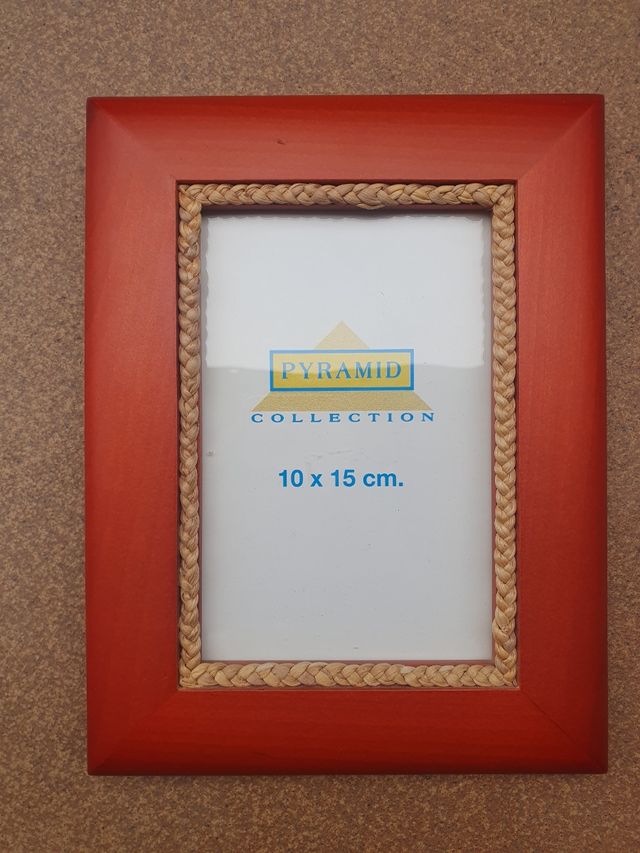 Marco fotos rojo Pyramid 10x15cm
