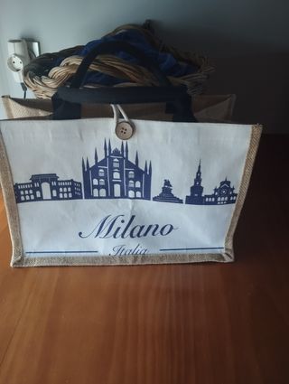 Bolso rafia Milano
