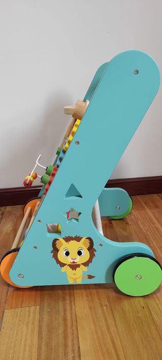 Andador/correpasillos de madera para bebés 