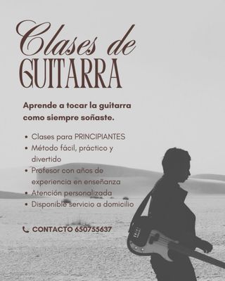 Clases de guitarra para principiantes