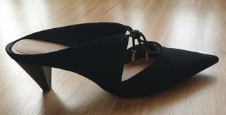 Zapatos Zara negros tacón