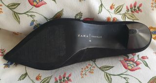 Zapatos Zara negros tacón