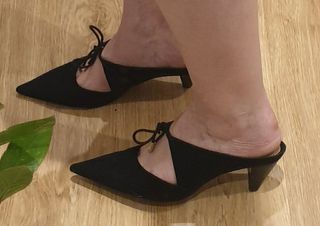 Zapatos Zara negros tacón