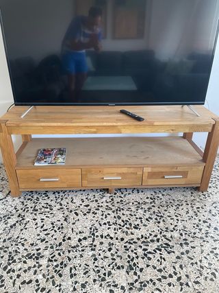 Mueble TV madera maciza