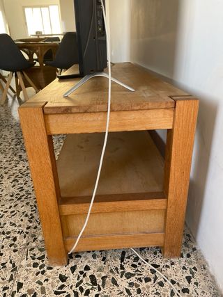 Mueble TV madera maciza