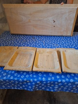 Vassoi polenta legno Valtellina