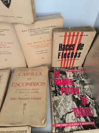 19 Libros antiguos literatura española 