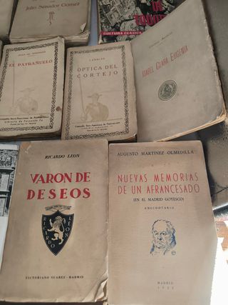 19 Libros antiguos literatura española 