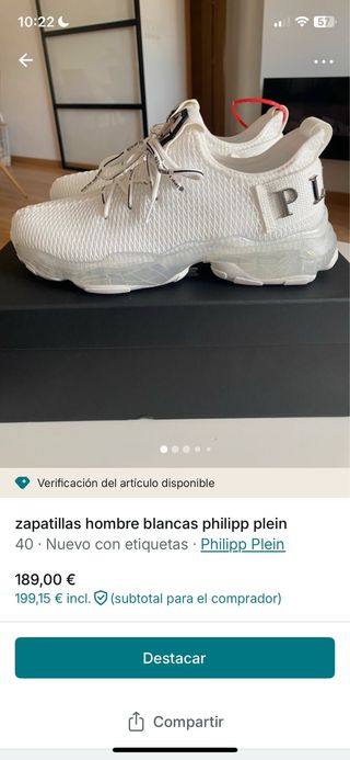 Zapatillas Philipp Plein Blancas