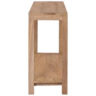 vidaXL Mesa consola de madera maciza de teca