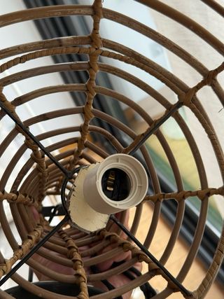 Lámpara techo bambú - marrón